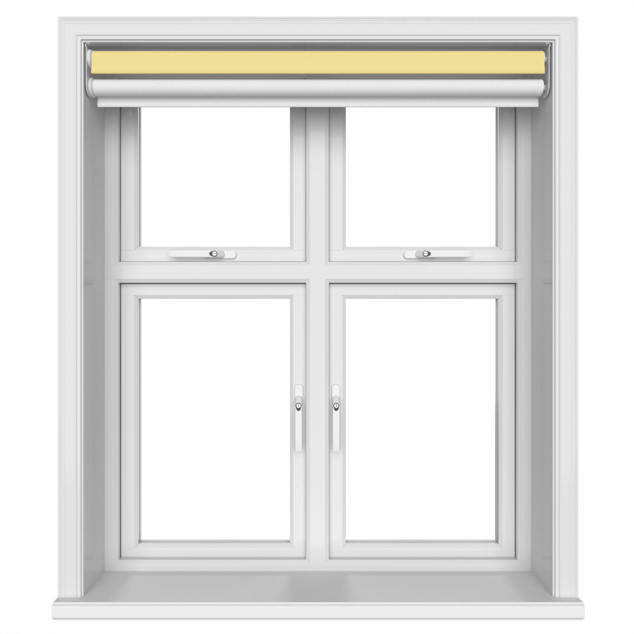 Dover Blackout Sunlit Yellow Motorised Double Roller Blind - Image 5
