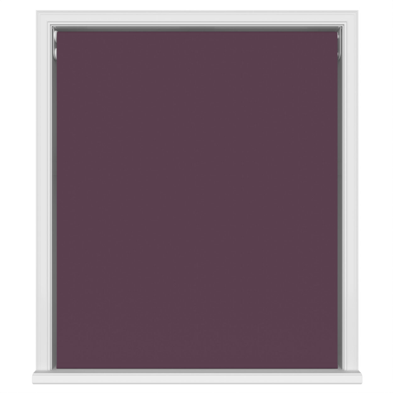 Dover Blackout Royal Plum Motorised Double Roller Blind - Image 2