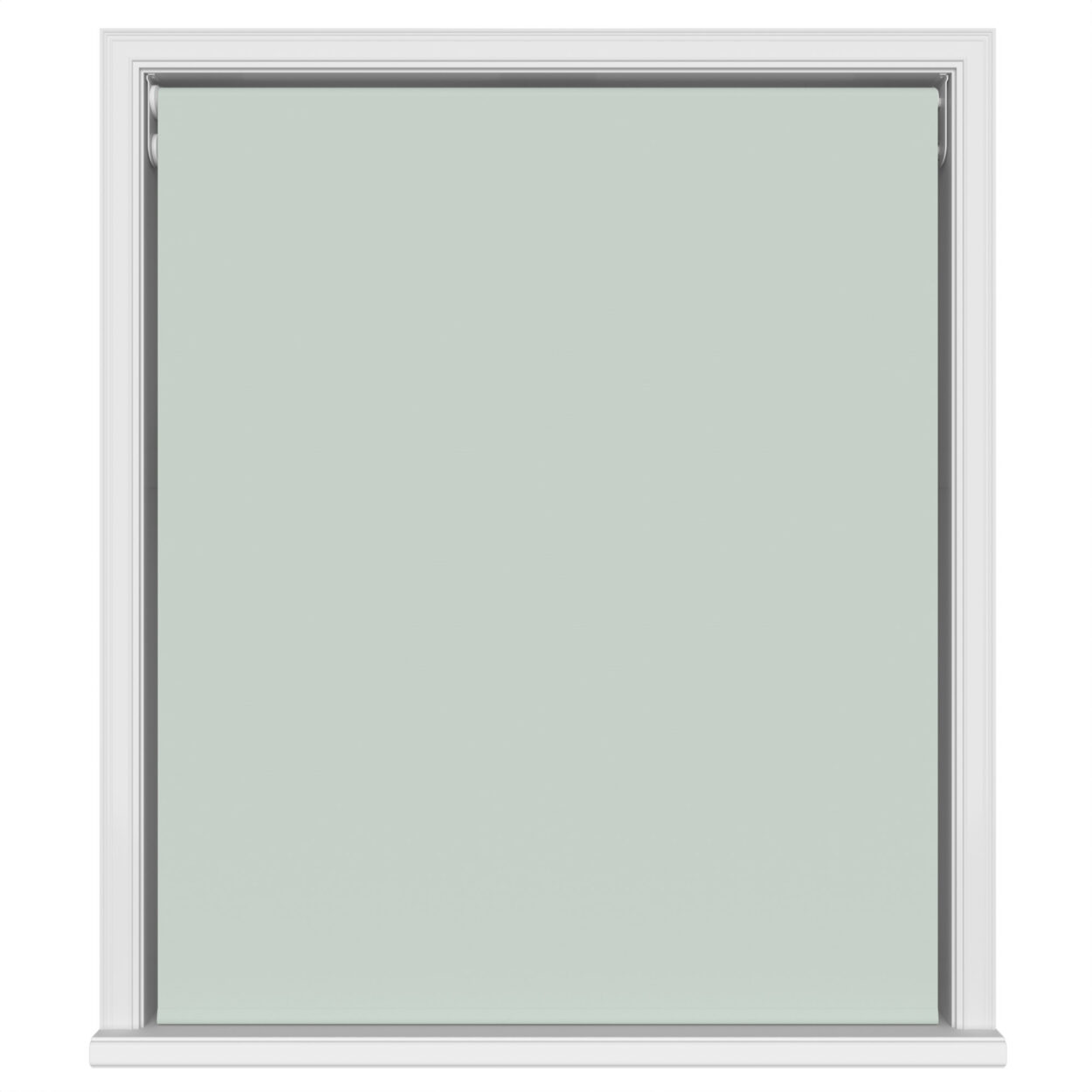 Dover Blackout Powdered Blue Motorised Double Roller Blind - Image 2