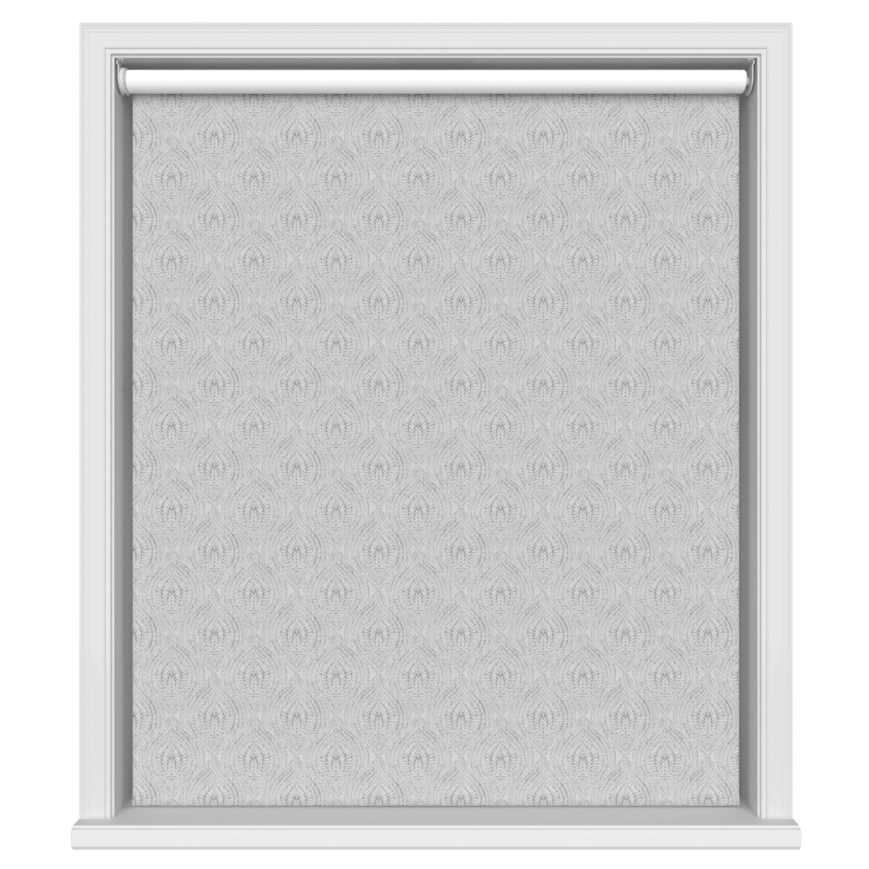 Wilshire Blackout Pearl Grey Motorised Roller Blind - Image 2