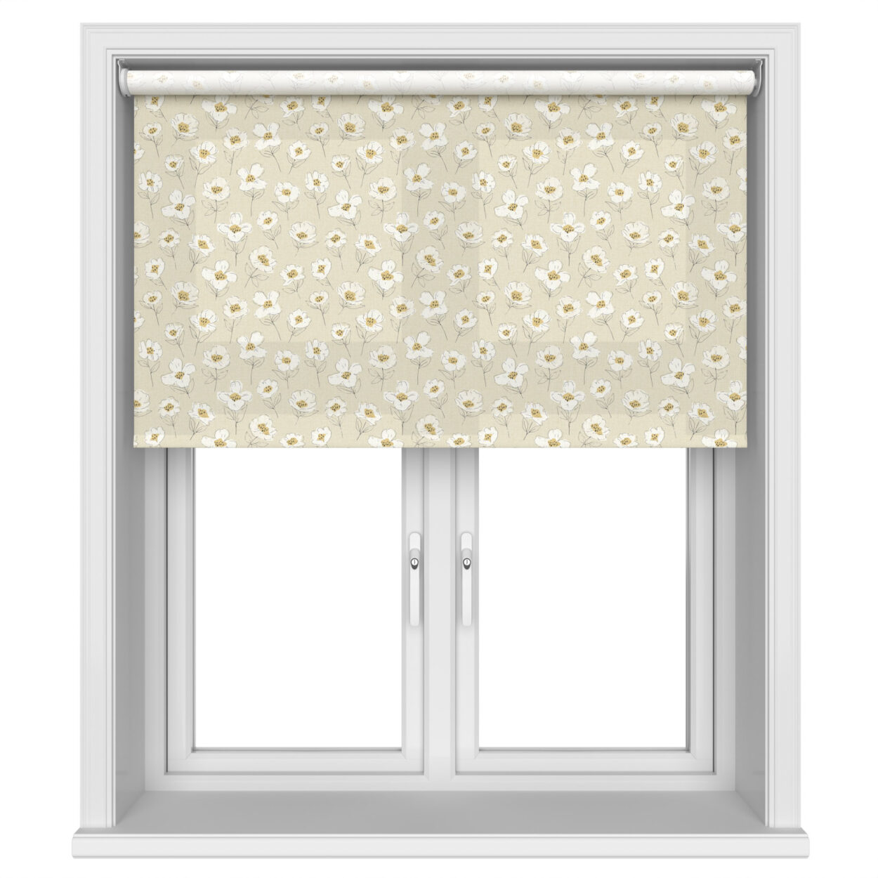 Camille Honey Motorised Roller Blind - Image 3