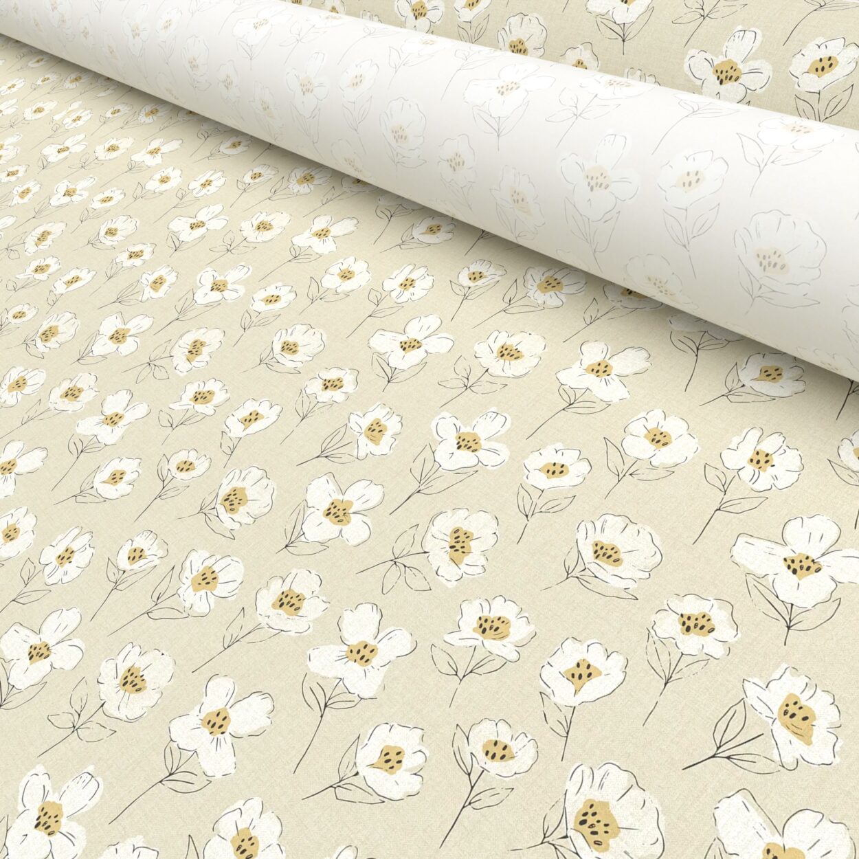 Camille Honey Motorised Roller Blind - Image 6