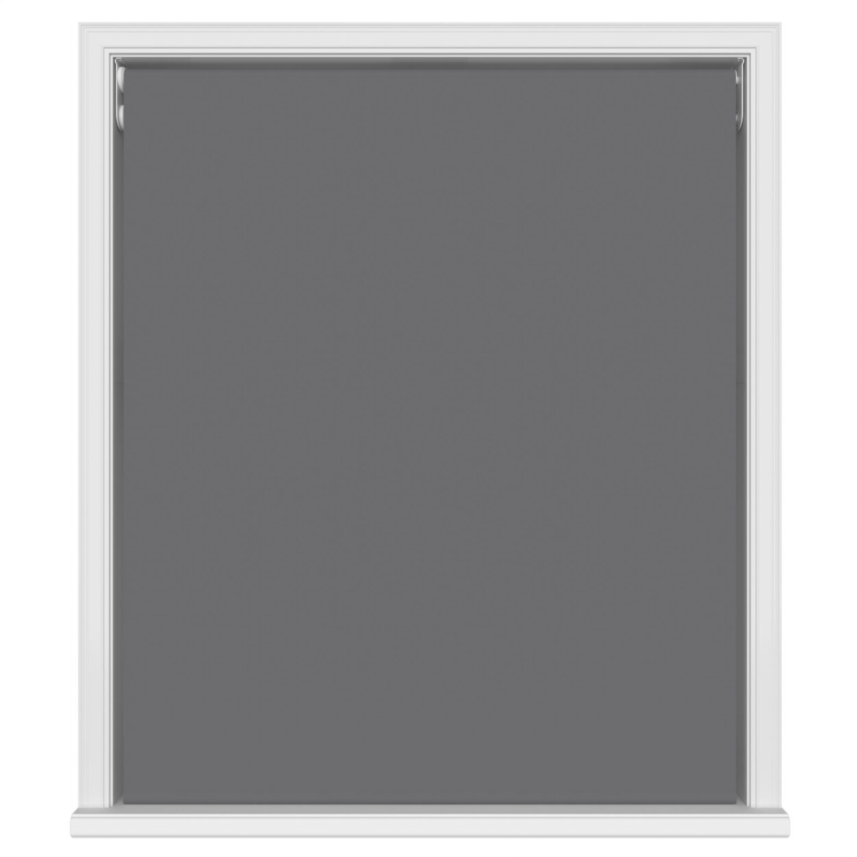 Dover Blackout Gunmetal Motorised Double Roller Blind - Image 2