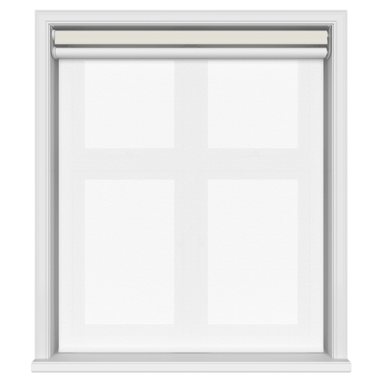 Dover Blackout Shell Motorised Double Roller Blind - Image 3