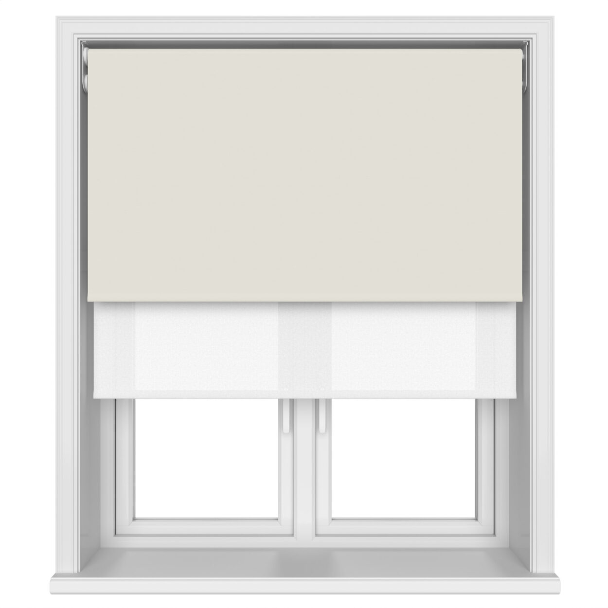 Dover Blackout Shell Motorised Double Roller Blind - Image 4