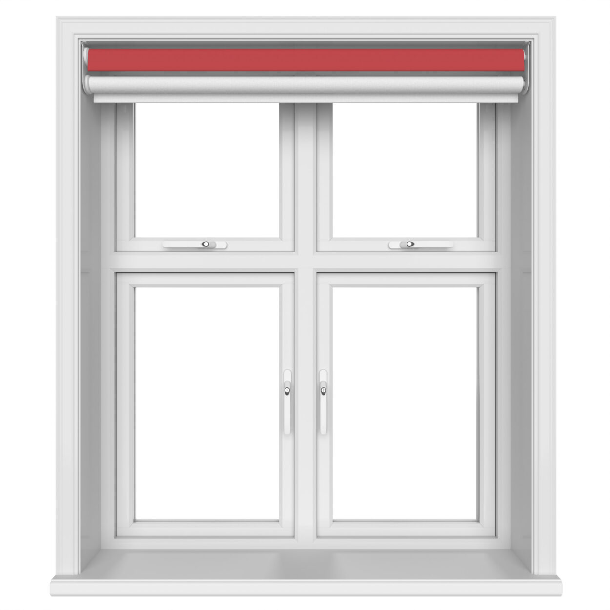 Dover Blackout Rich Ruby Motorised Double Roller Blind - Image 5