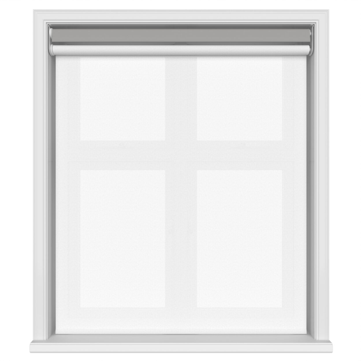Dover Blackout Warm Stone Motorised Double Roller Blind - Image 3