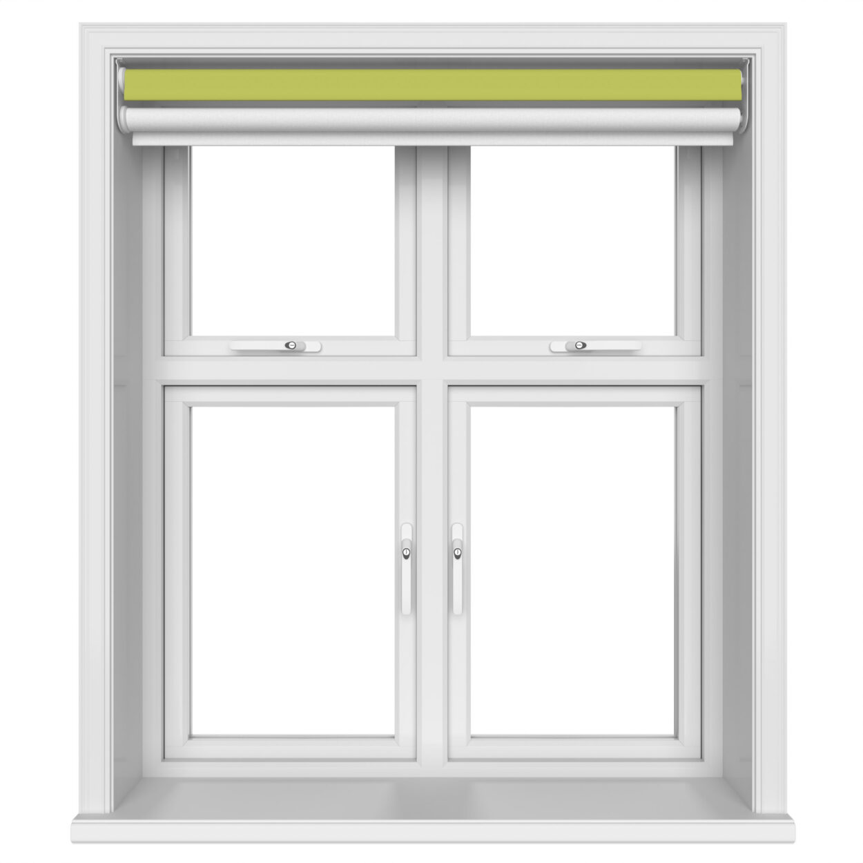 Dover Blackout Willow Leaf Motorised Double Roller Blind - Image 5