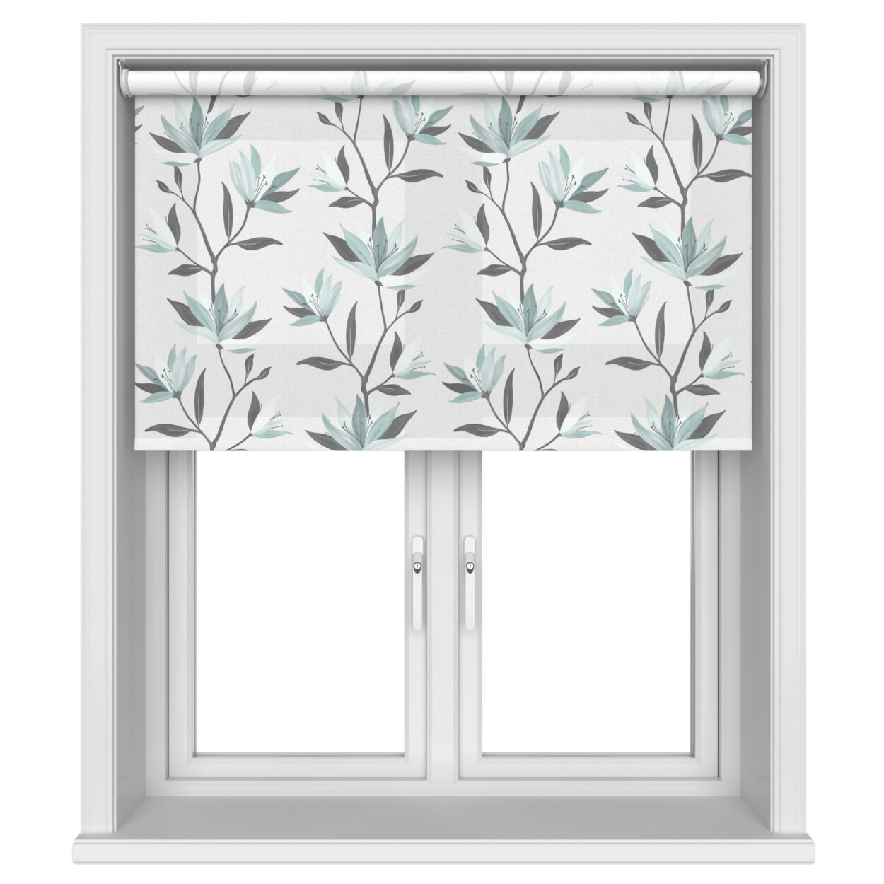Lilyvale Quiet Duckegg Motorised Roller Blind - Image 3
