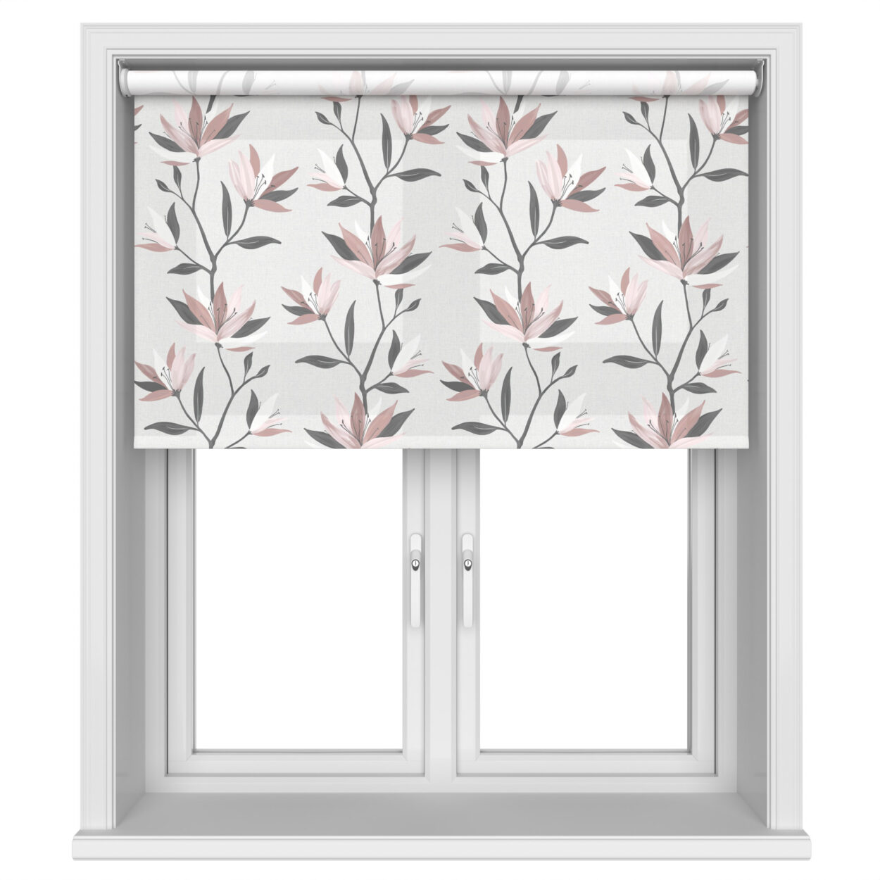 Lilyvale Faint Blossom Motorised Roller Blind - Image 3