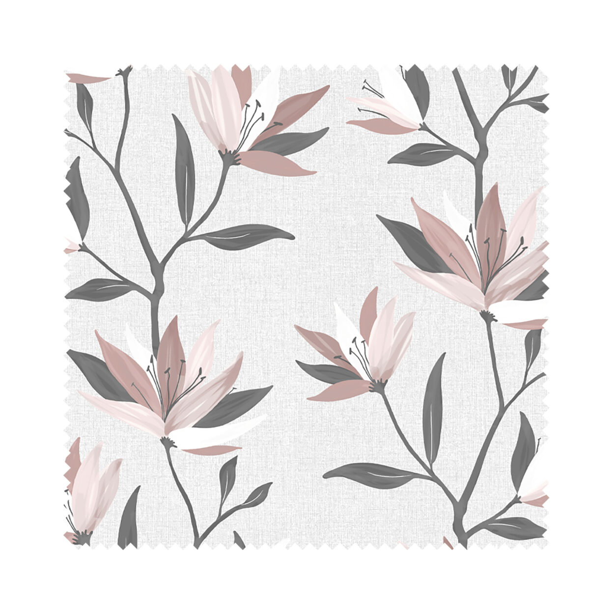 Lilyvale Faint Blossom Motorised Roller Blind - Image 7