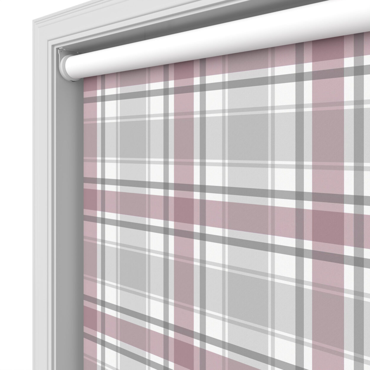 Highland Blackout Thistle Night Motorised Roller Blind - Image 5