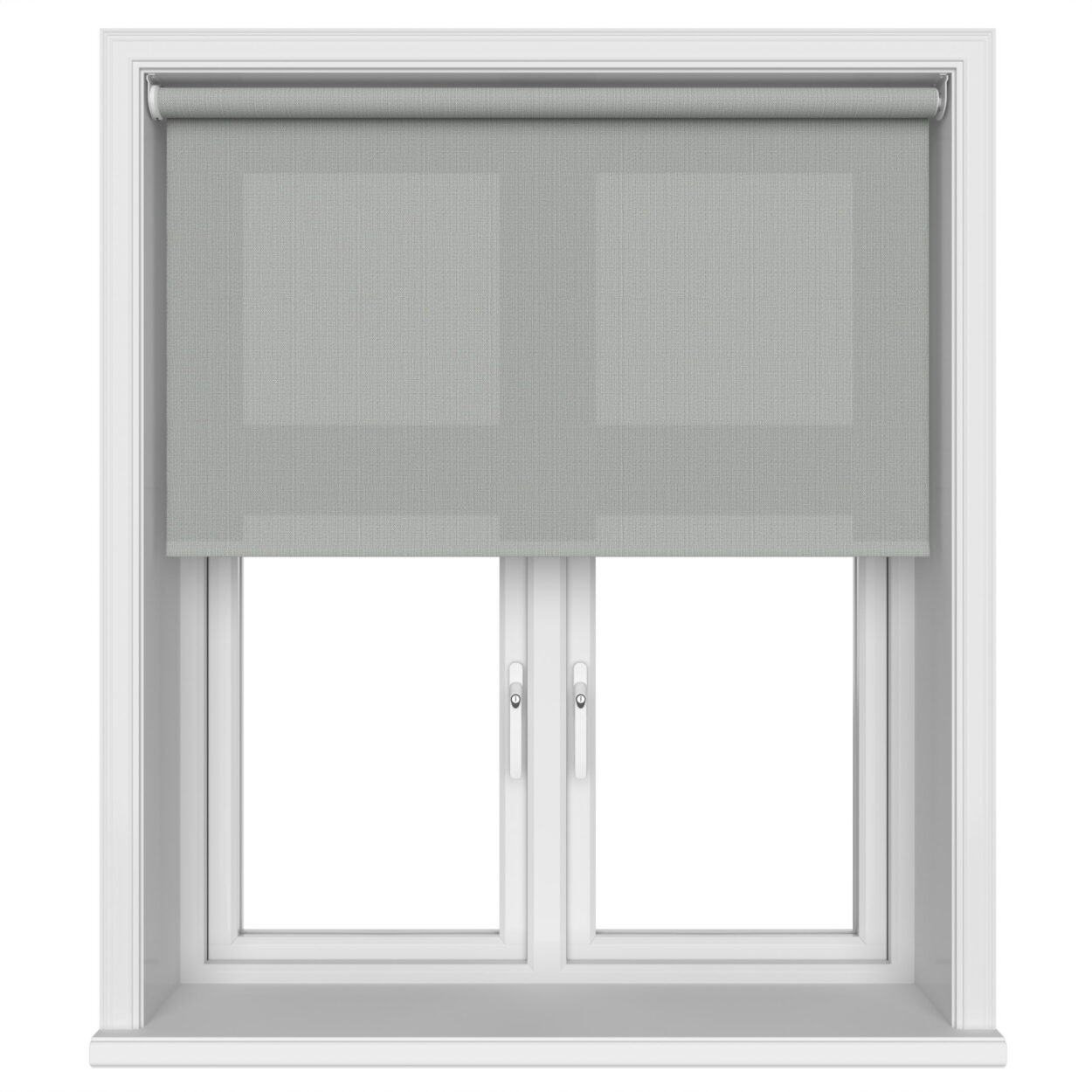 Nordic Silver Motorised Roller Blind