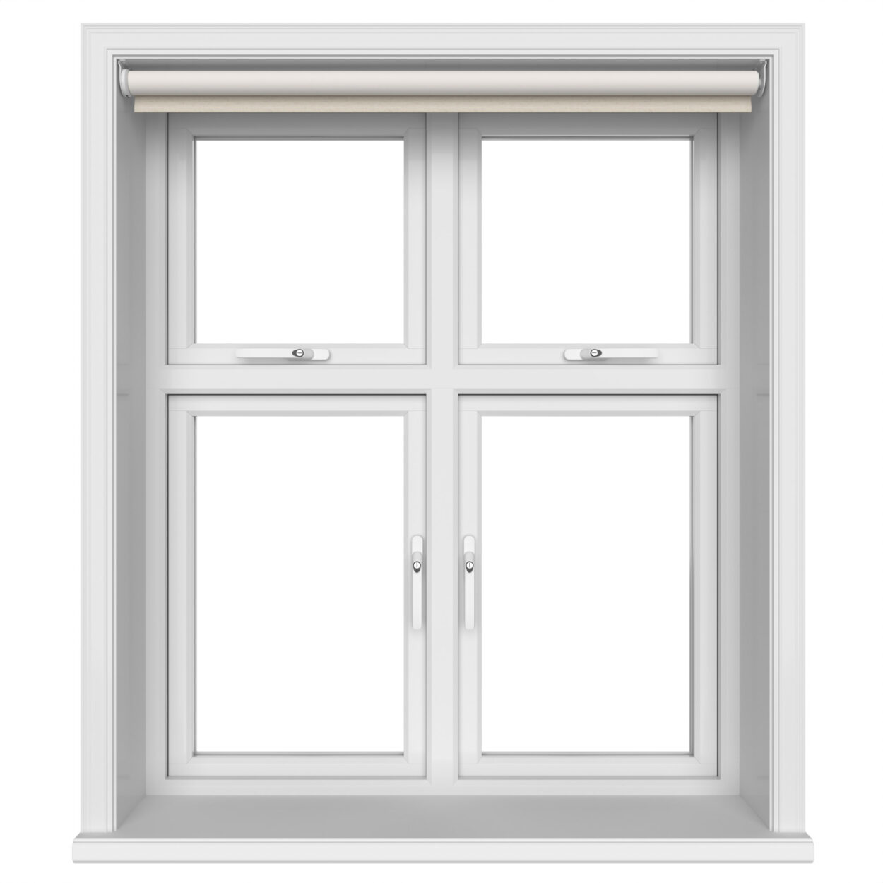 Lustre Blackout Pannacotta Silk Motorised Roller Blind - Image 4