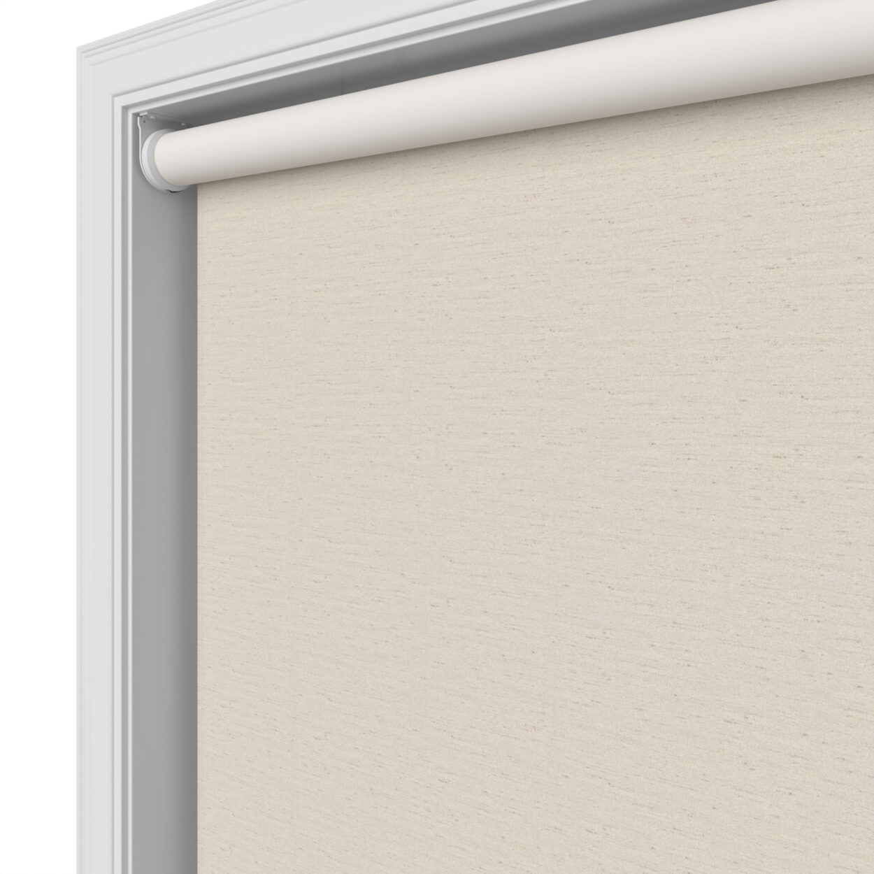 Lustre Blackout Pannacotta Silk Motorised Roller Blind - Image 5