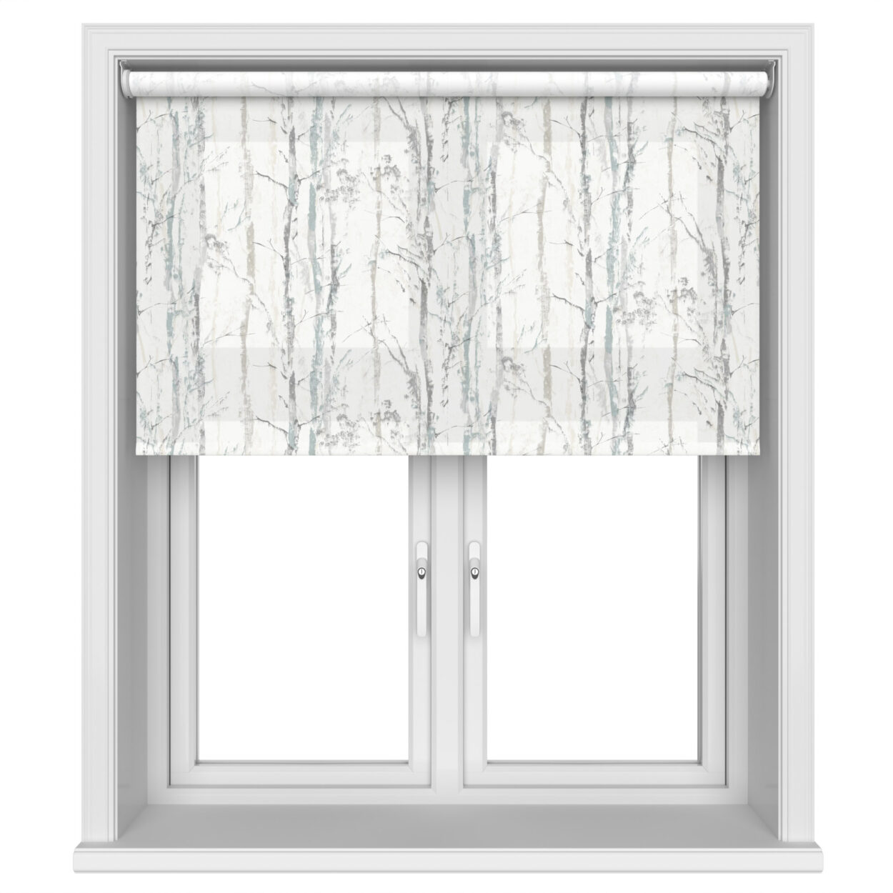 Nordic Forest Silver Birch Motorised Roller Blind - Image 3