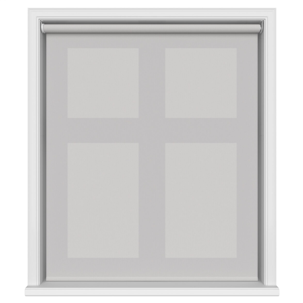 Lakeside Misty Grey Motorised Roller Blind - Image 2