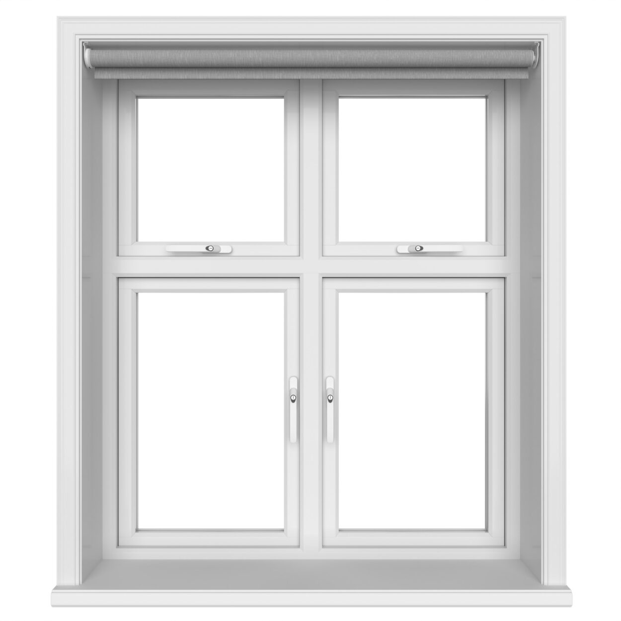 Lakeside Storm Grey Motorised Roller Blind - Image 4