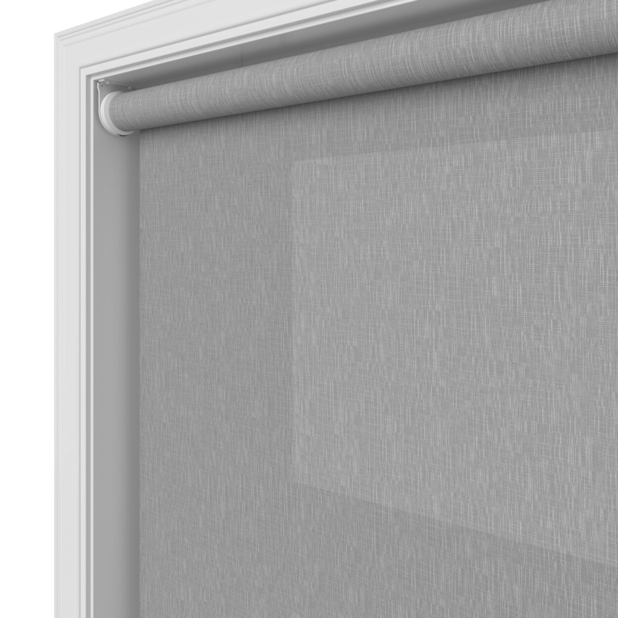 Lakeside Storm Grey Motorised Roller Blind - Image 5
