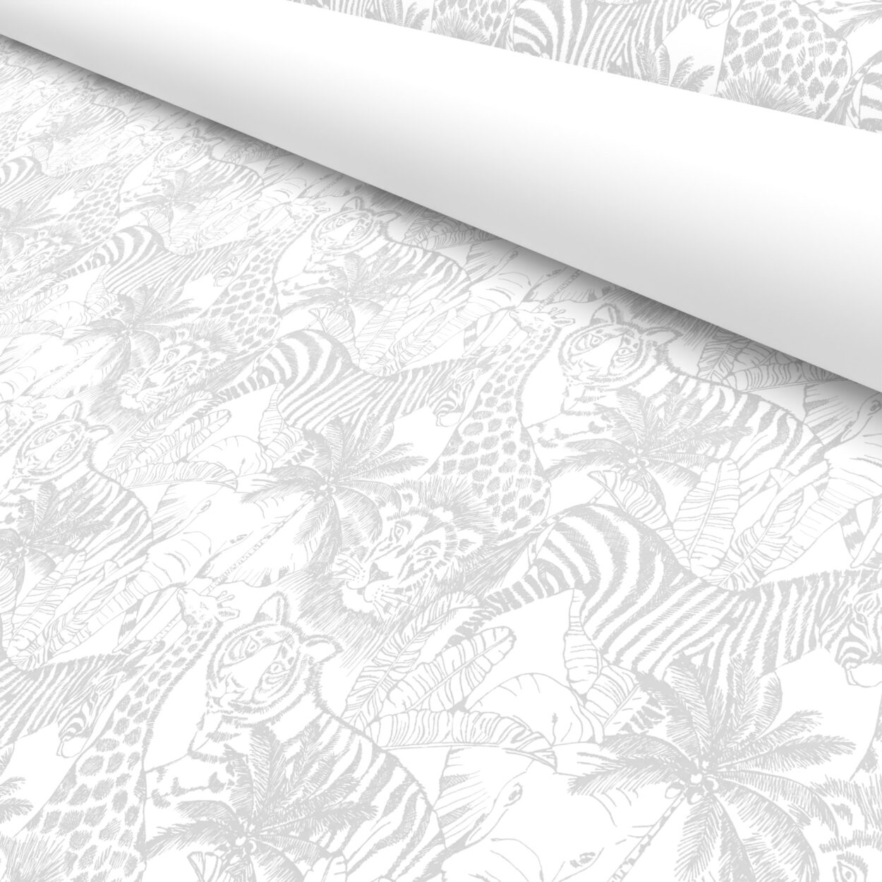 Night Safari Grey Blackout Motorised Roller Blind - Image 6