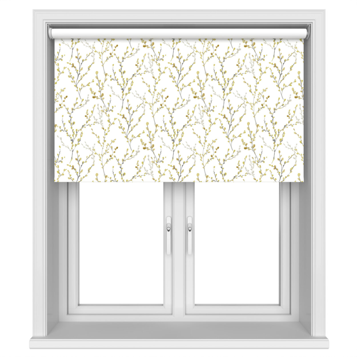 Willow Blackout Brazen Yellow Motorised Roller Blind - Image 3