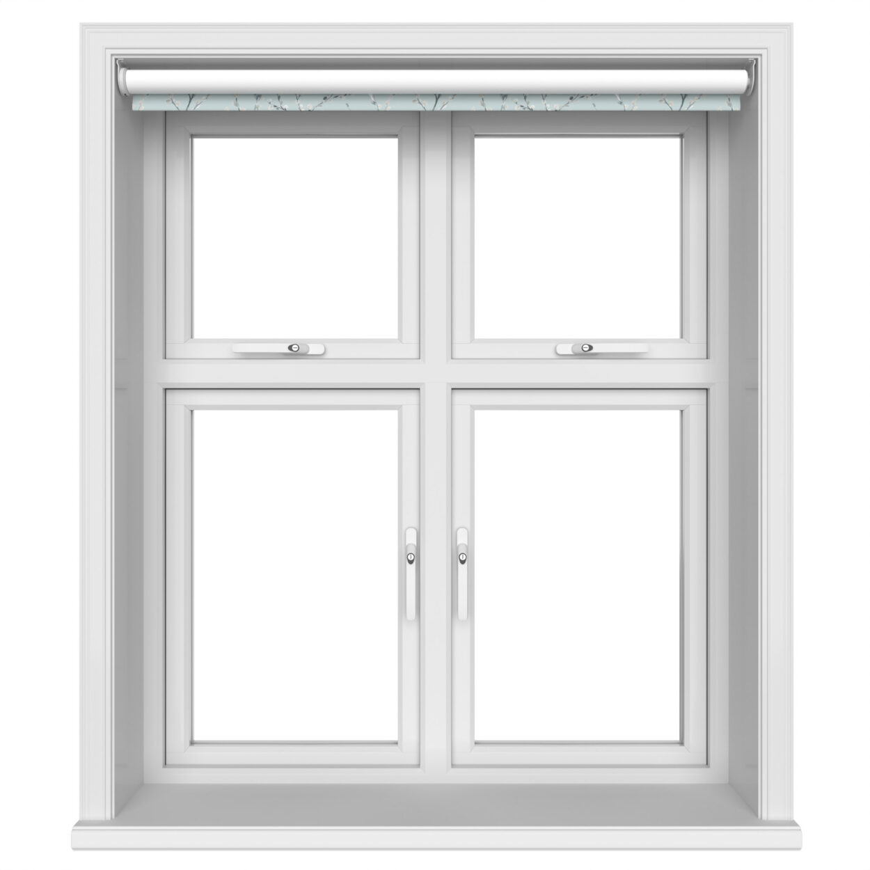 Willow Blackout Morning Mist Motorised Roller Blind - Image 4