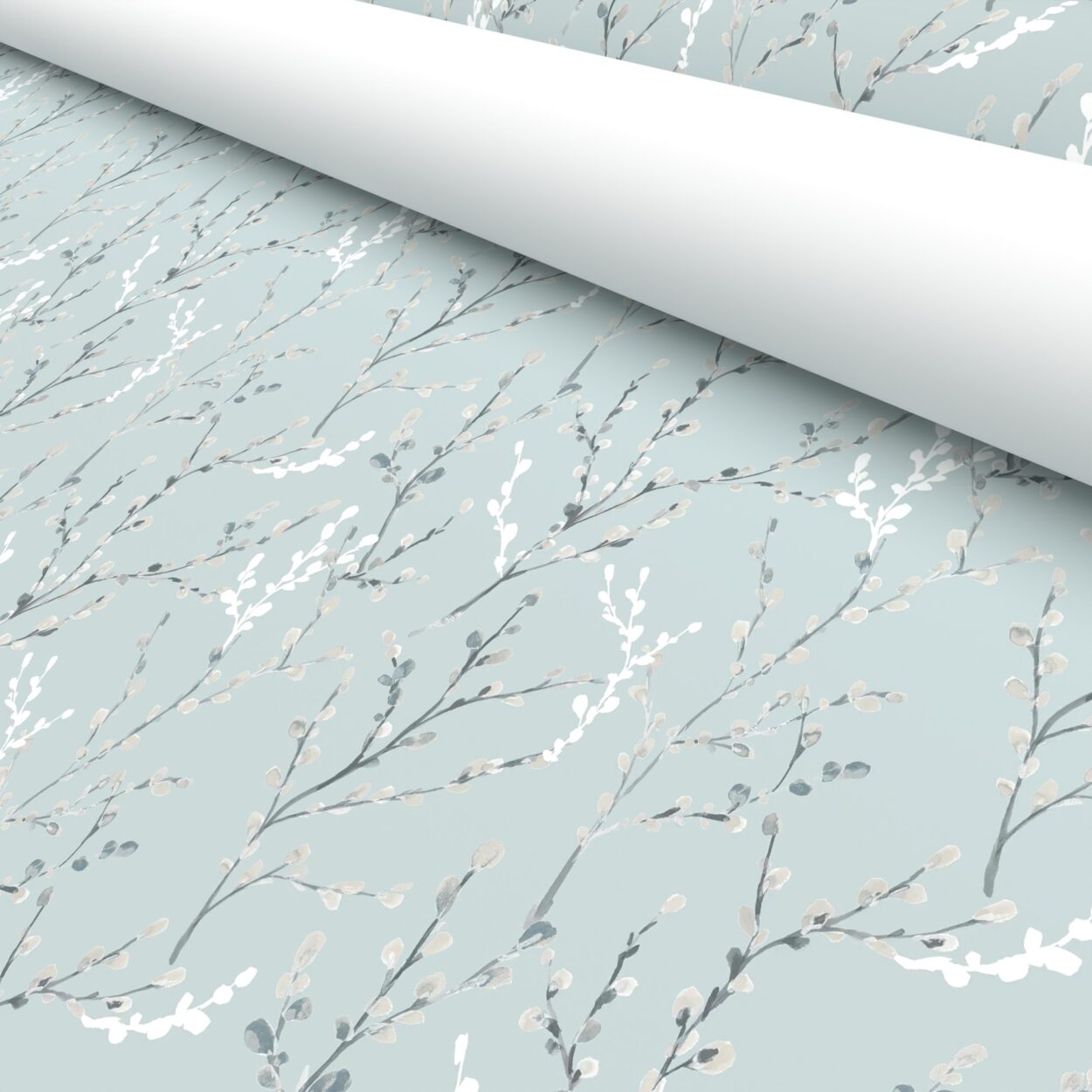 Willow Blackout Morning Mist Motorised Roller Blind - Image 6