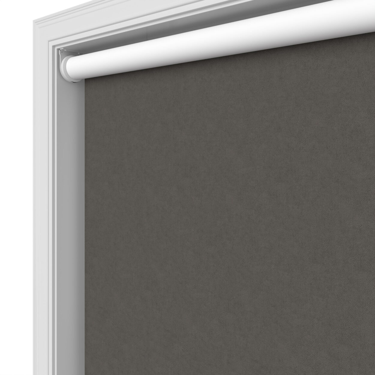 Richmond Blackout Cobble Grey Motorised Roller Blind - Image 5
