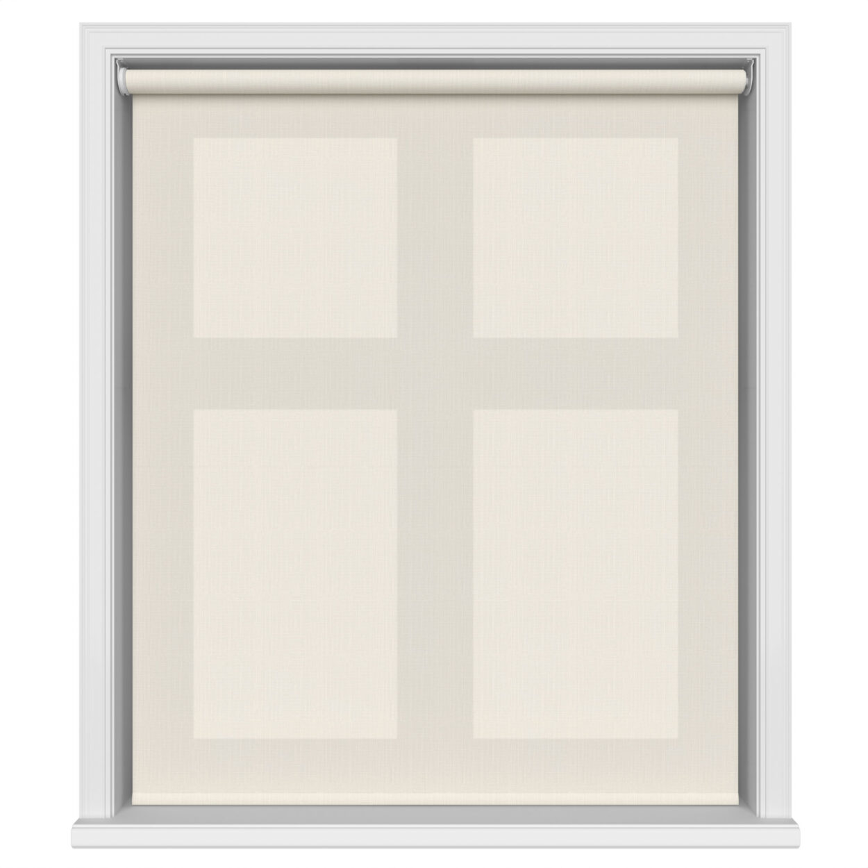 Cinder Cotton Cloud Motorised Roller Blind - Image 2