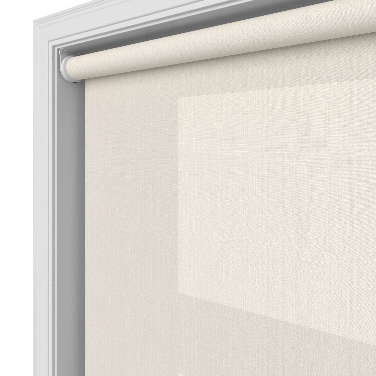 Cinder Cotton Cloud Motorised Roller Blind - Image 5