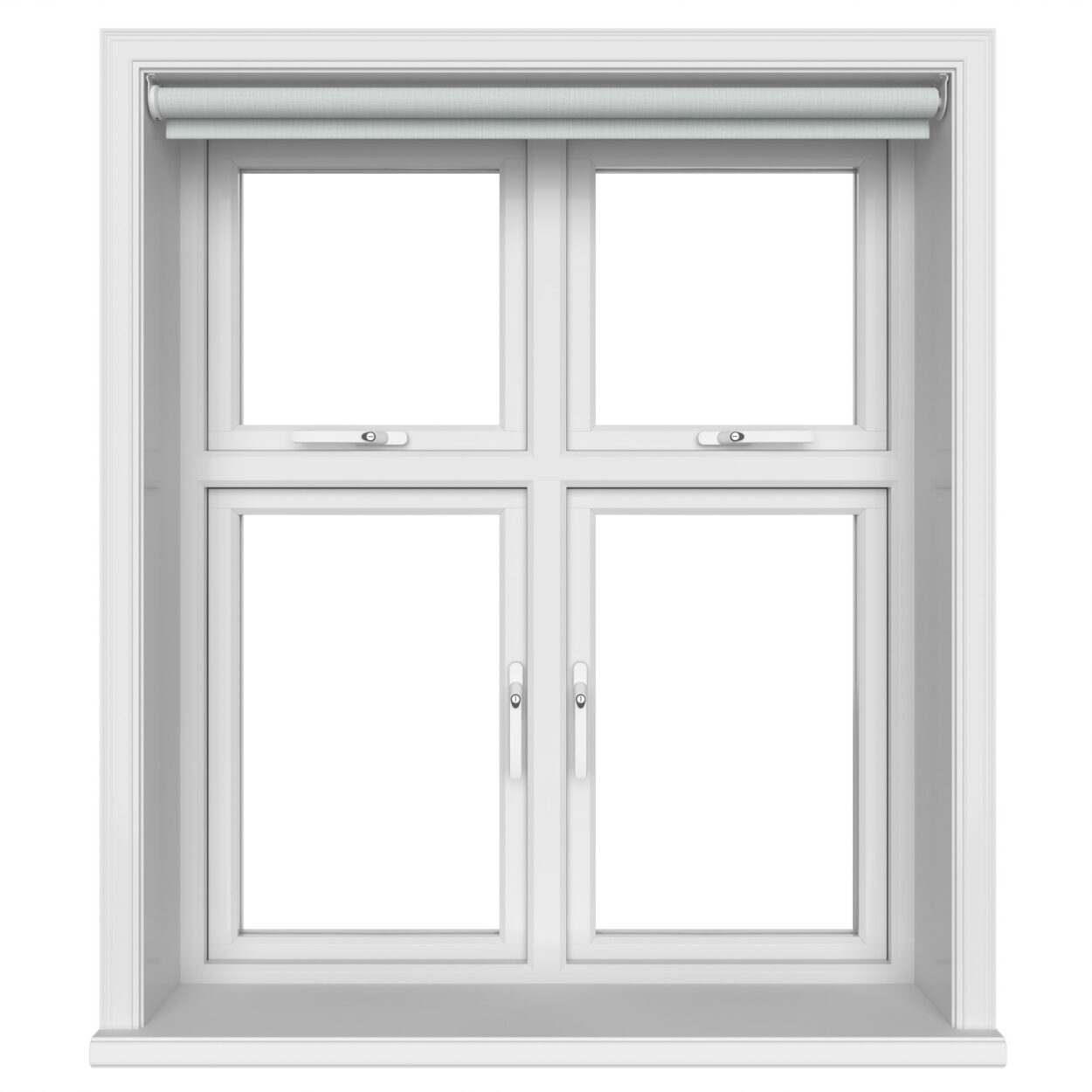 Cinder Duck Egg Haze Motorised Roller Blind - Image 4