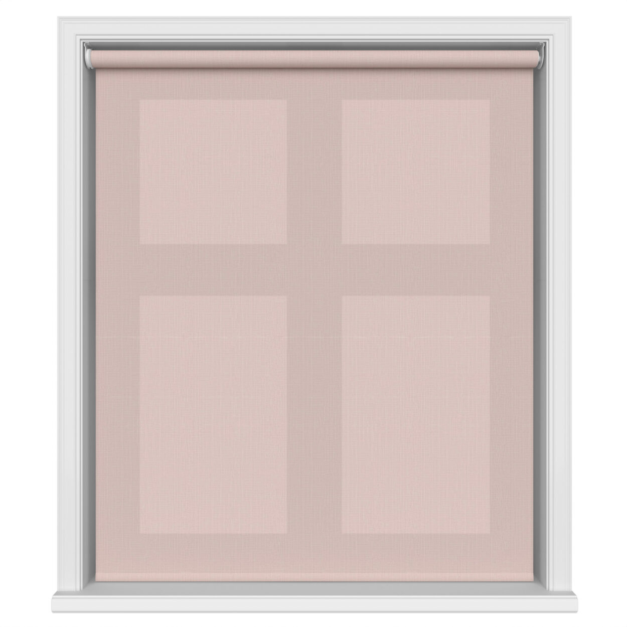 Cinder Blush Peony Motorised Roller Blind - Image 2