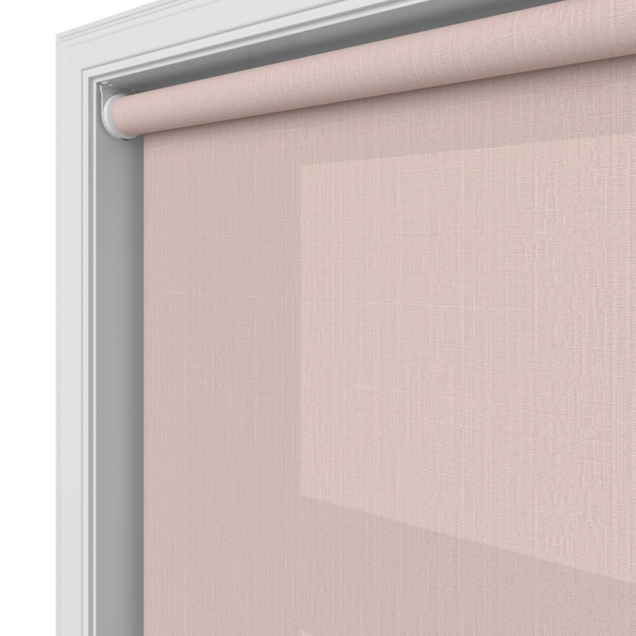 Cinder Blush Peony Motorised Roller Blind - Image 5