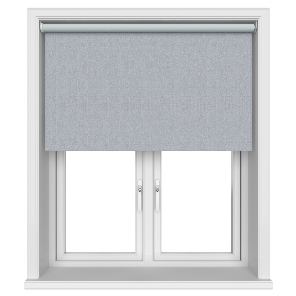 Winfield Blackout Denim Blue Motorised Roller Blind
