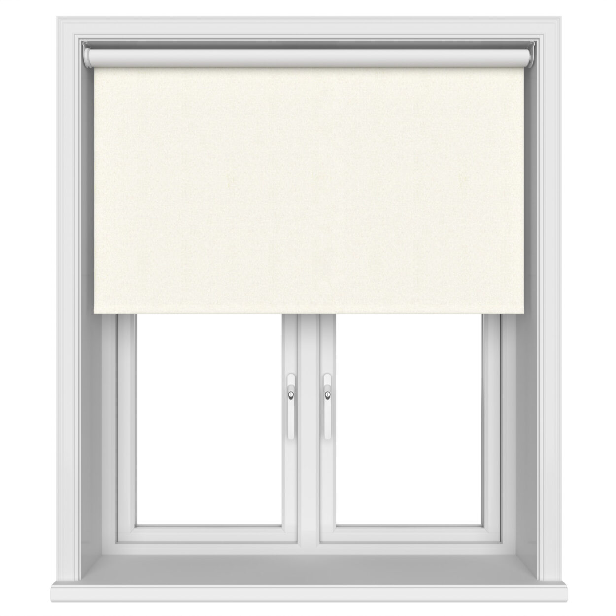 Winfield Blackout Ivory Cream Motorised Roller Blind