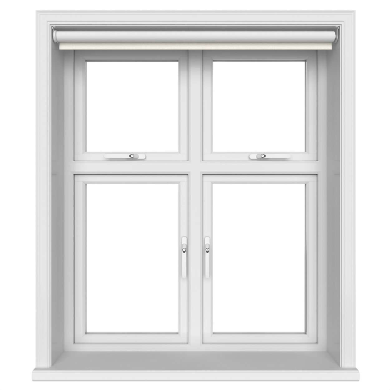 Winfield Blackout Ivory Cream Motorised Roller Blind - Image 4