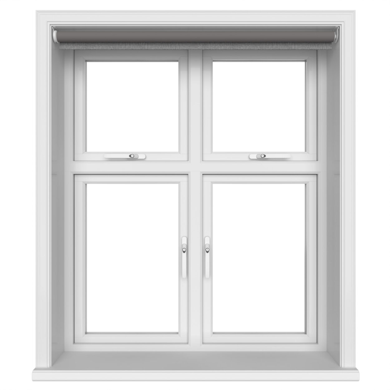 Winfield Blackout Shadow Grey Motorised Roller Blind - Image 4
