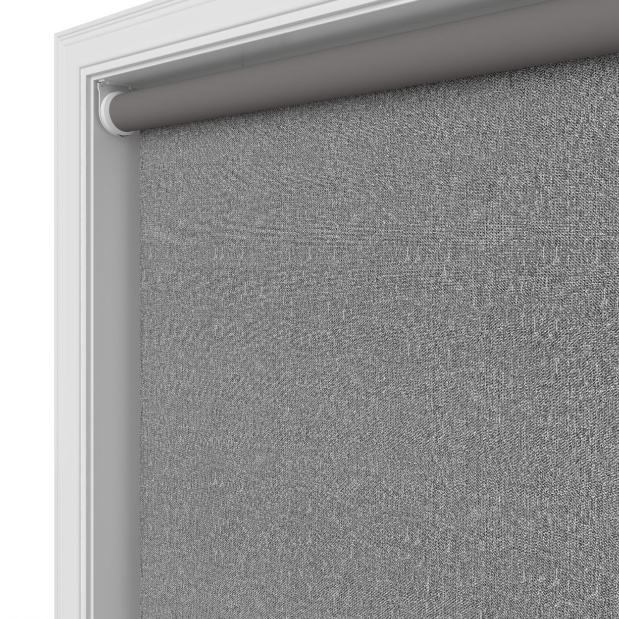 Winfield Blackout Shadow Grey Motorised Roller Blind - Image 5