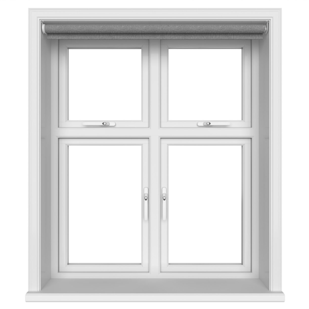 Winfield Shadow Grey Motorised Roller Blind - Image 4