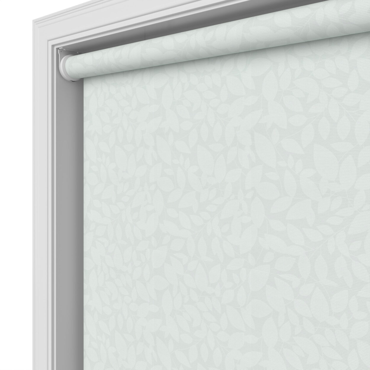 Thicket Blackout Pale Sage Motorised Roller Blind - Image 5