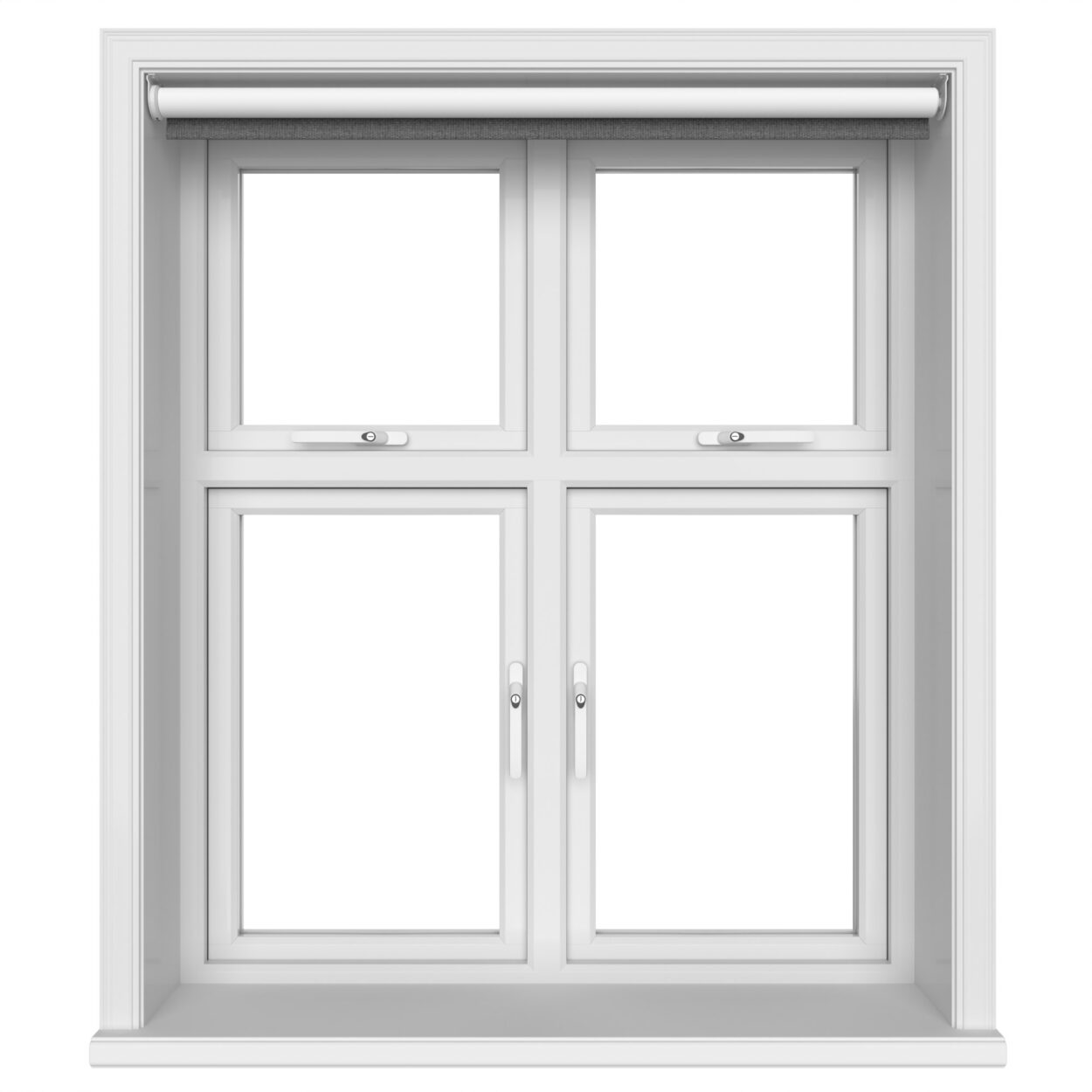 Brooklyn Blackout Graphite Motorised Roller Blind - Image 4