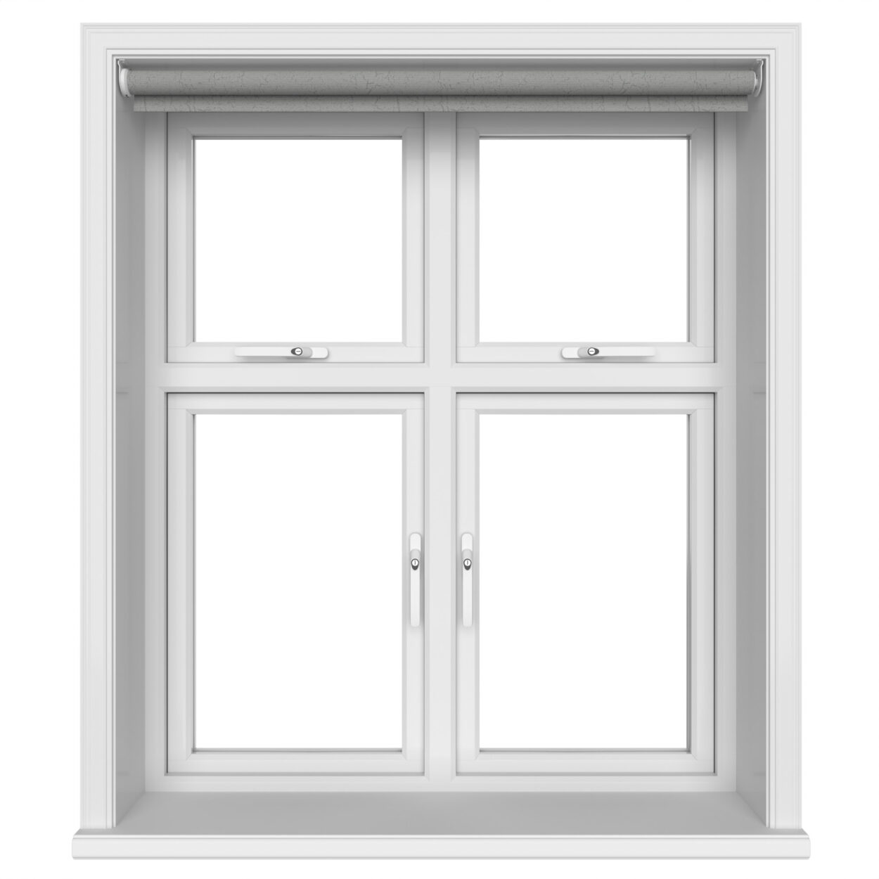 Lyon Blackout Iron Haze Motorised Roller Blind - Image 4