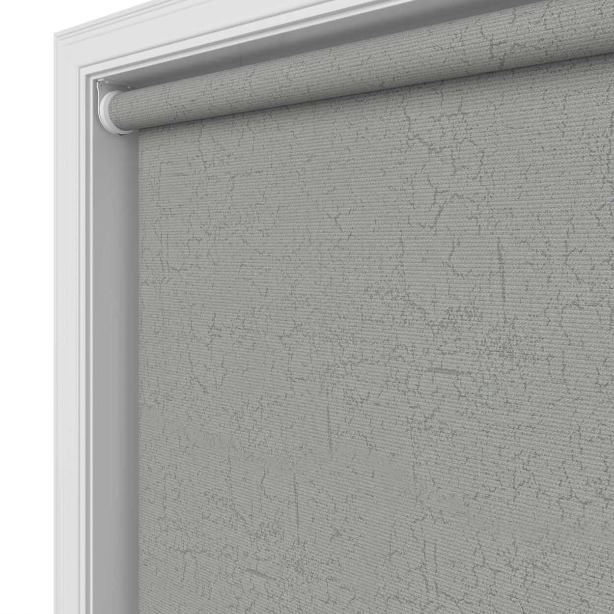 Lyon Blackout Iron Haze Motorised Roller Blind - Image 5