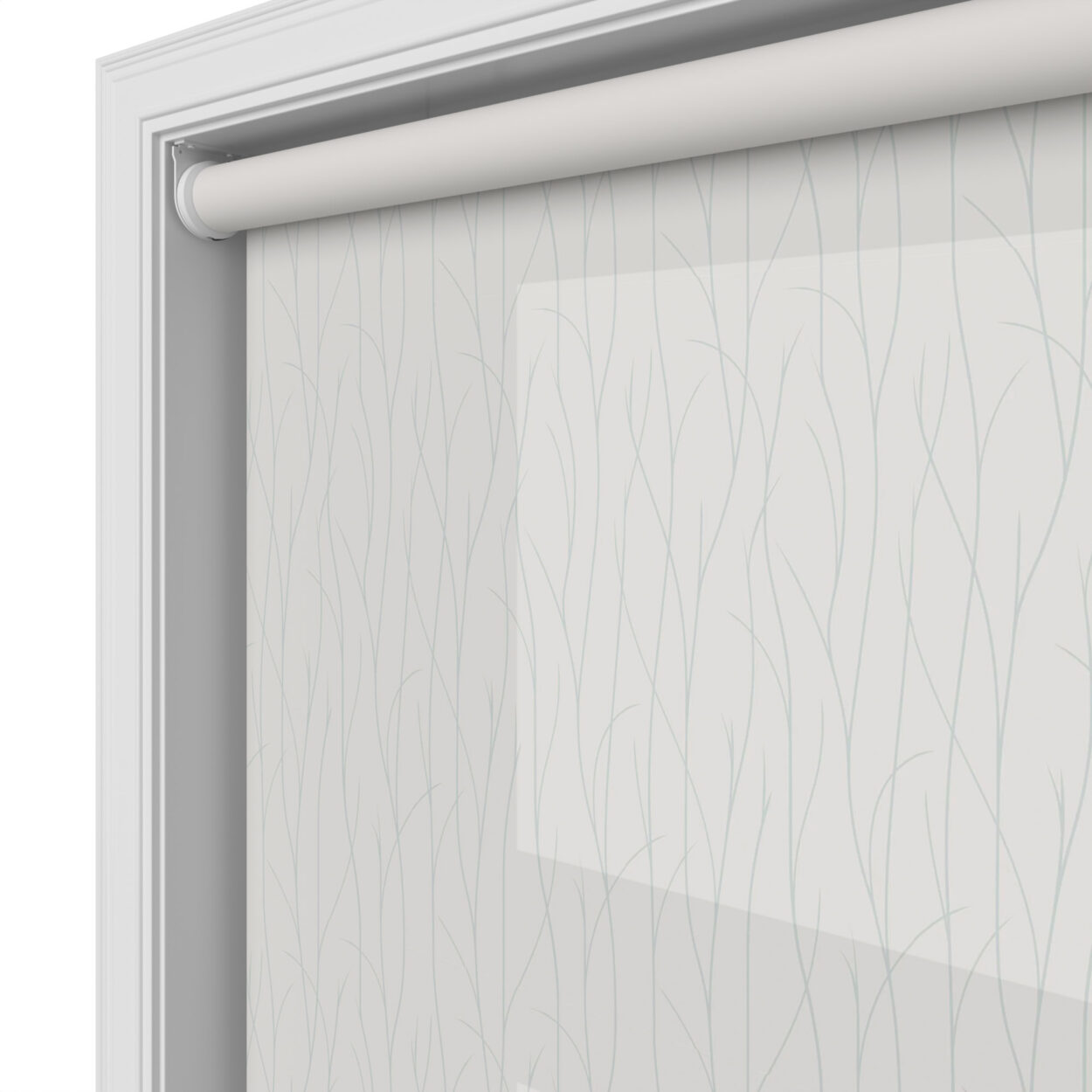 Reed Stucco Beige Motorised Roller Blind - Image 5