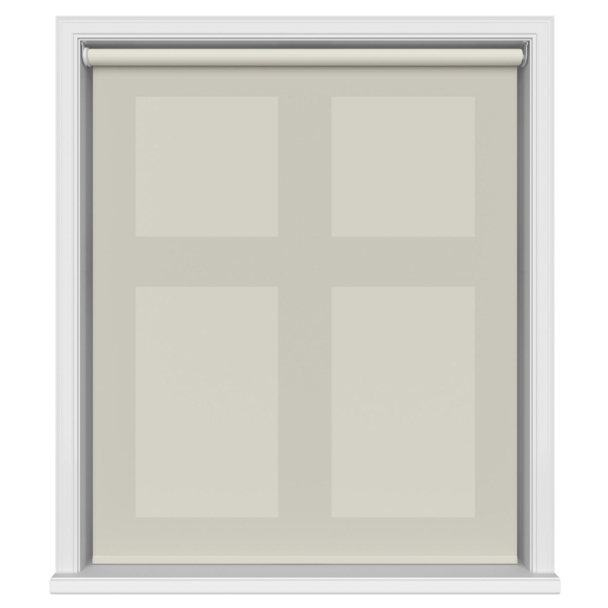 Accent Soft Ivory Motorised Roller Blind - Image 2