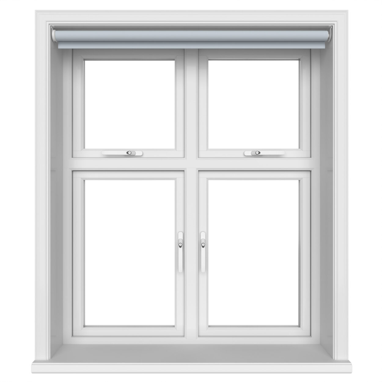 Dover Skyline Blue Motorised Roller Blind - Image 4