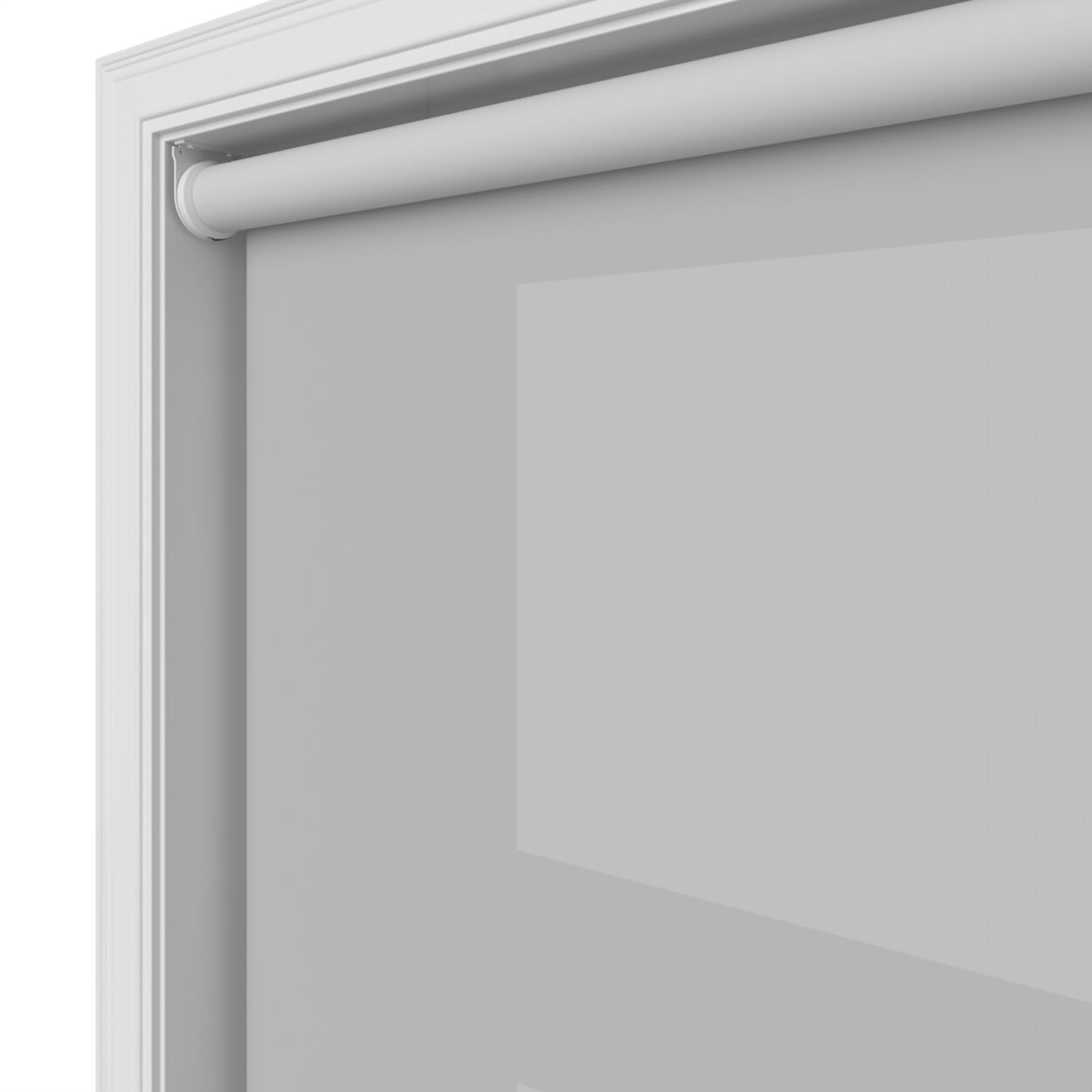 Dover Light Grey Motorised Roller Blind - Image 5
