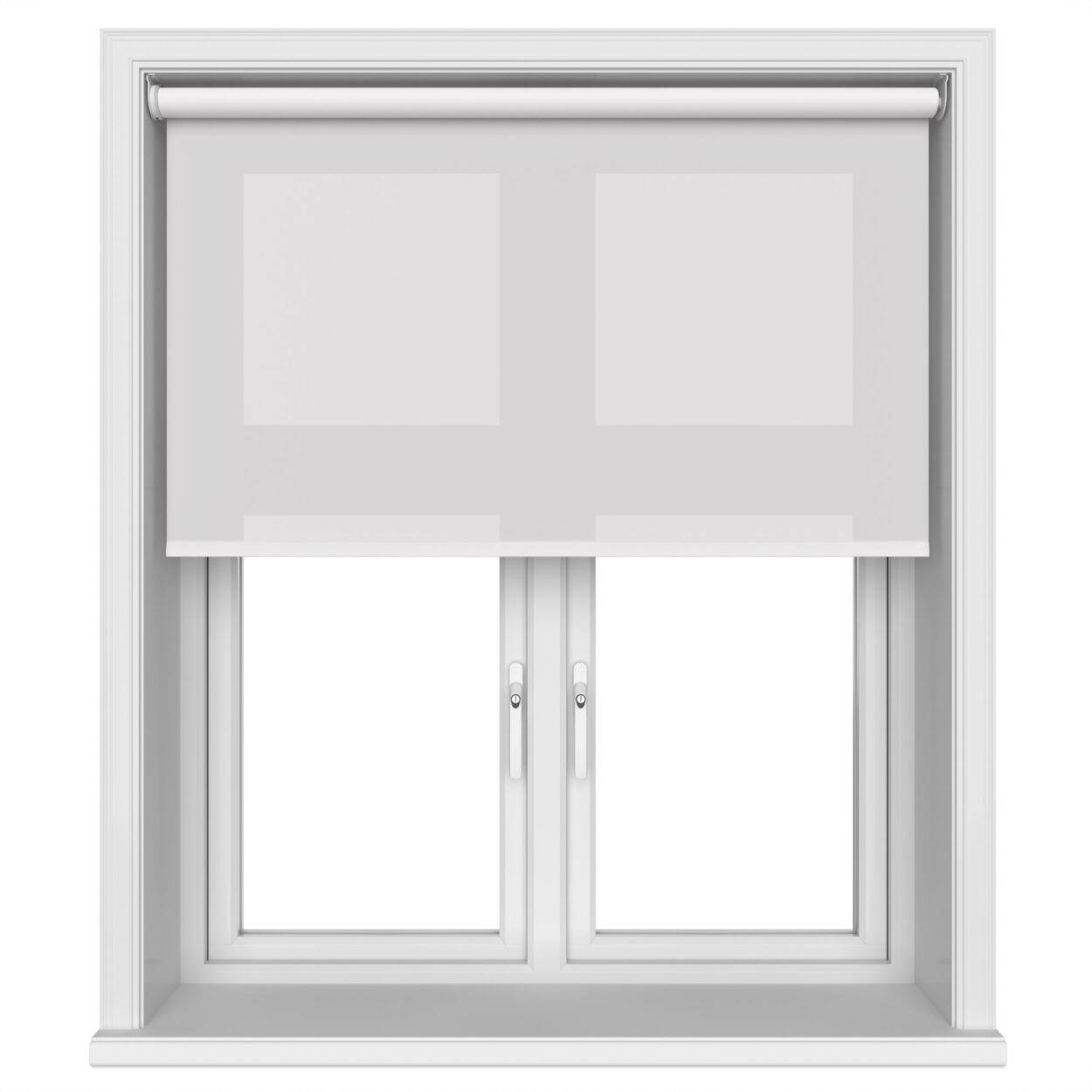 Dover Frosted White Motorised Roller Blind - Image 3