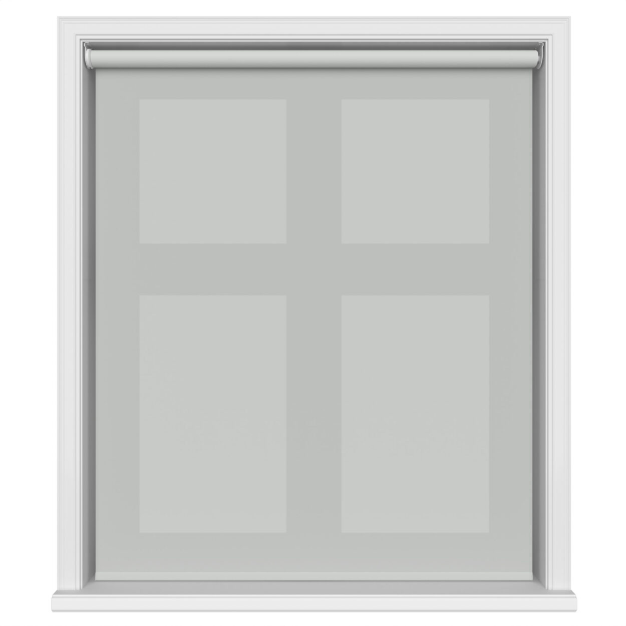 Dover Mist Grey Motorised Roller Blind - Image 2