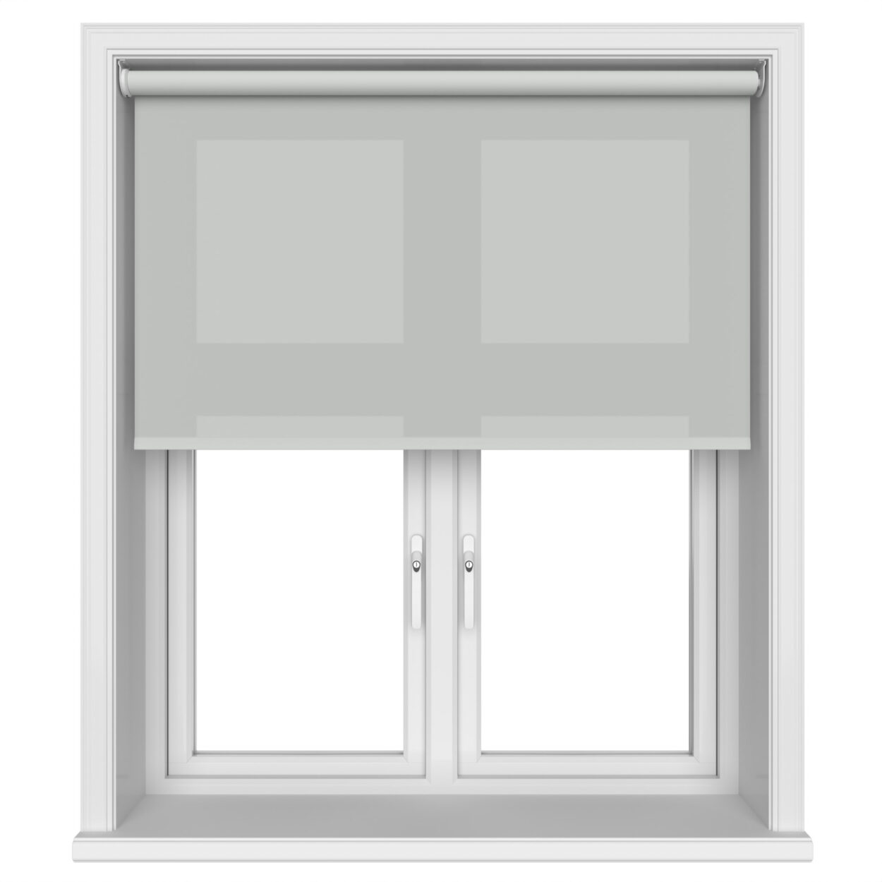 Dover Mist Grey Motorised Roller Blind - Image 3